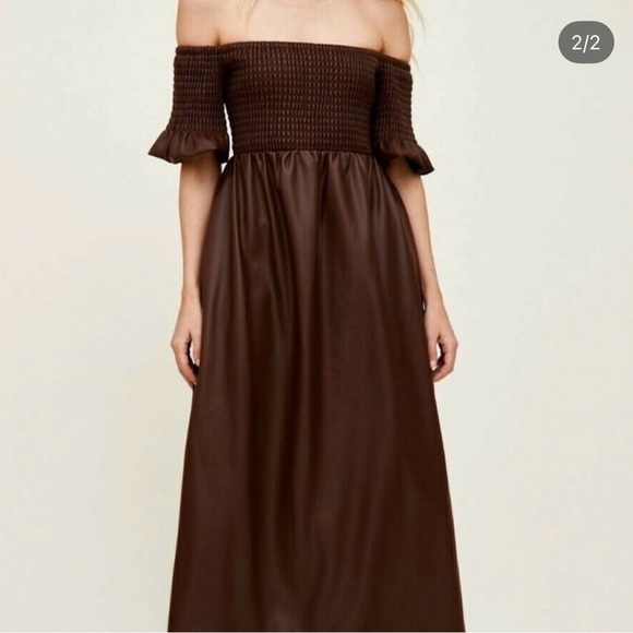 STAUD Mae Cream Dress - Picture 2 of 2